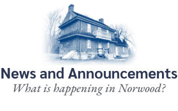 News and Announcements - What is happening in Norwood?